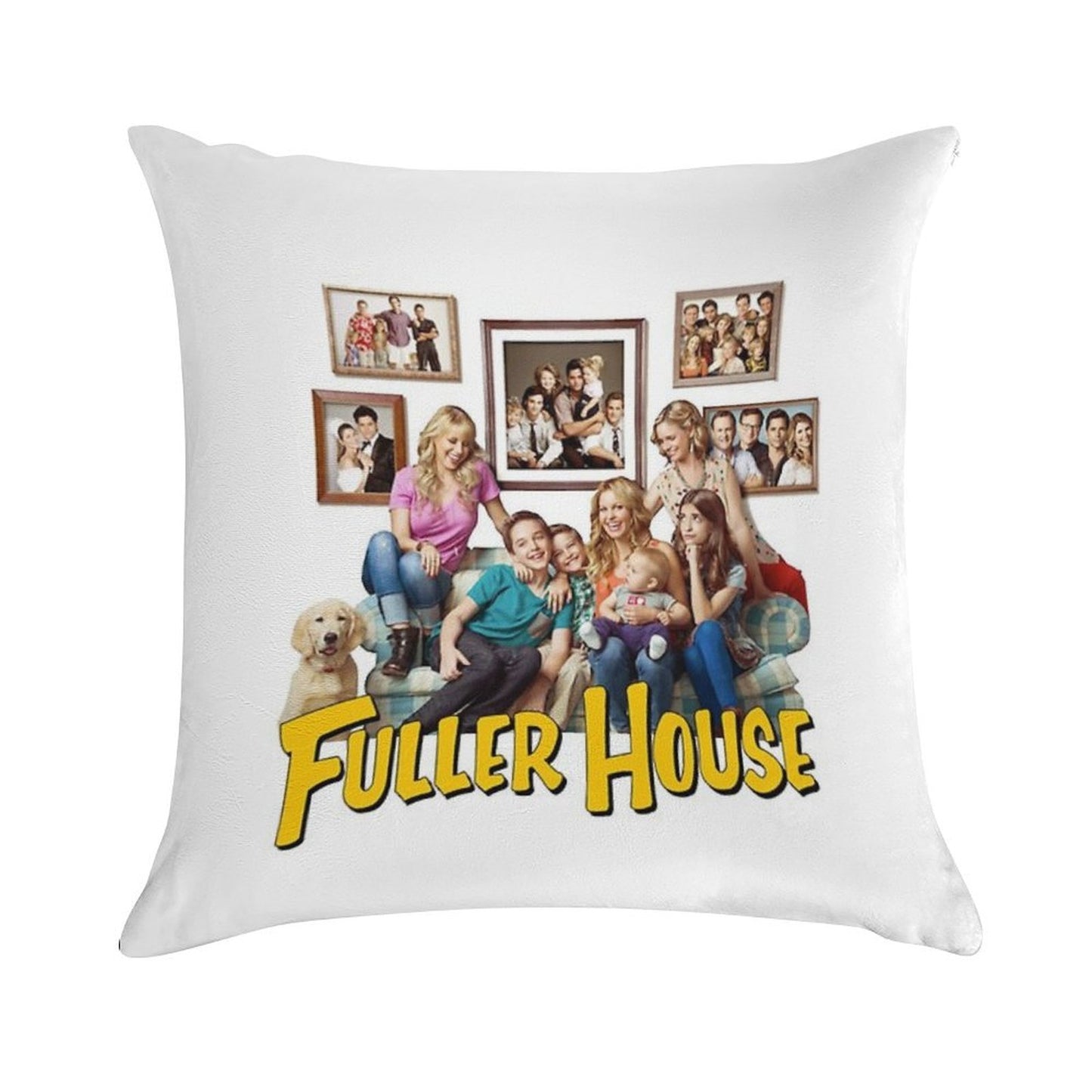 Fuller House Cast Merch Soft Bedroom Essential Throw Pillow