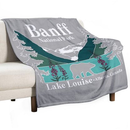 Banff National Park Premium Throw Blanket
