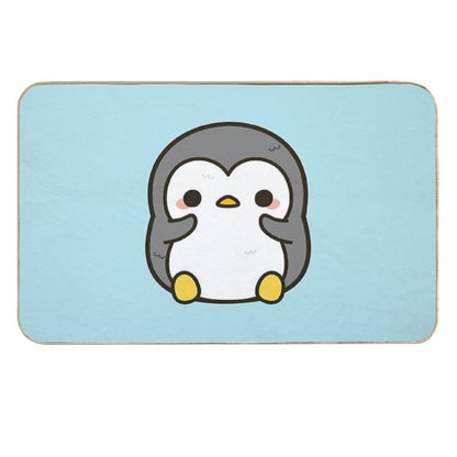 Shy Penguin  Dirt-Trapping Bath Mat