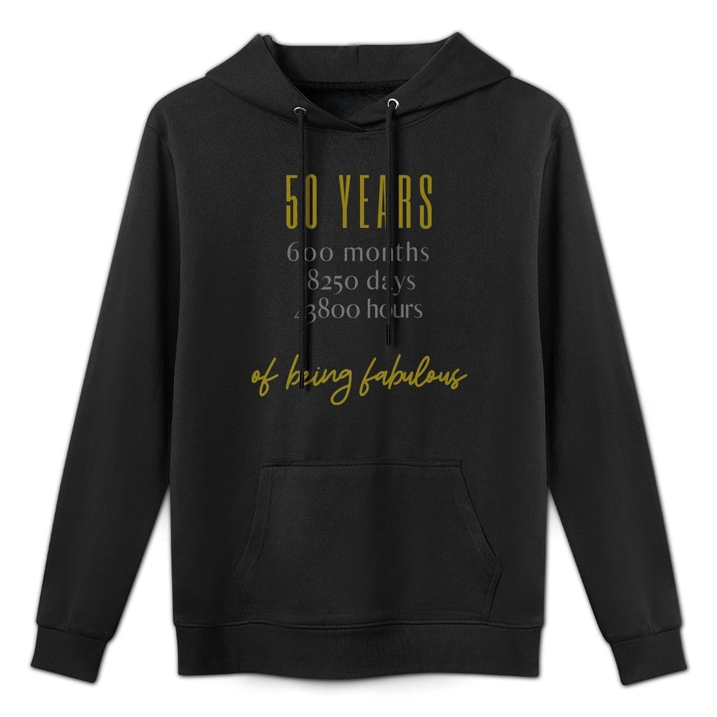 50 Years of Being Fabulous  Happy 50th Birthday Premium Medium-Weight Fabric Hoodie