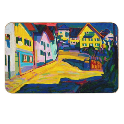 Houses at Murnau by Kandinsky  Multi-Purpose Bath Mat