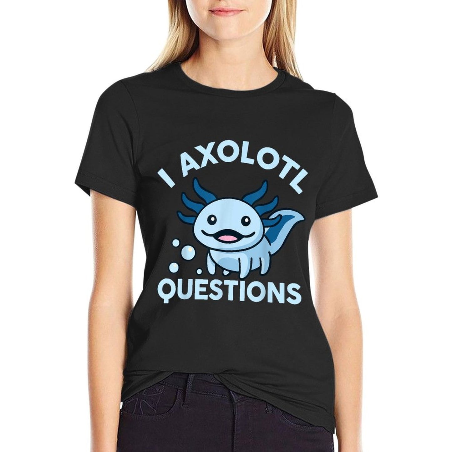 I Axolotl Questions  Slim-fit Cut T-Shirt
