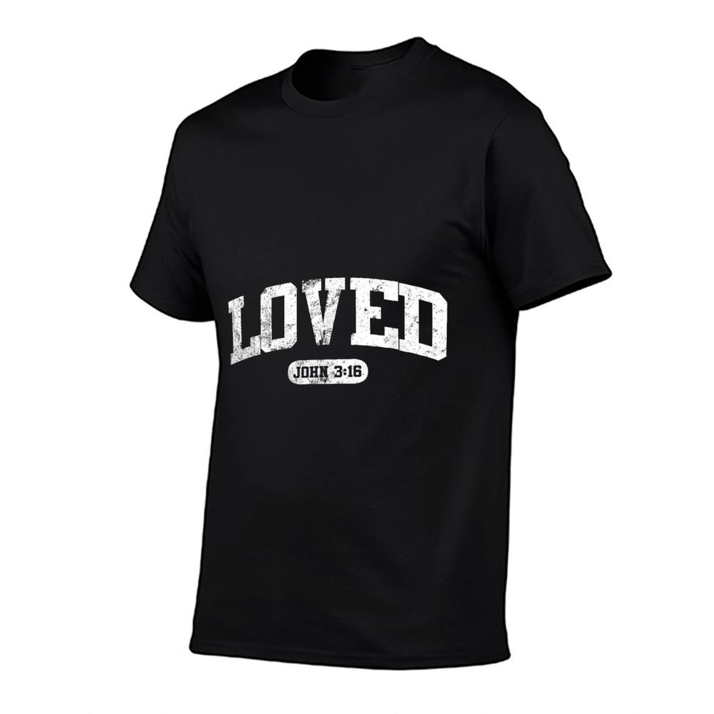 Loved John 316 Jesus Christian Faith Men Women Gift  Eco-friendly Material T-Shirt