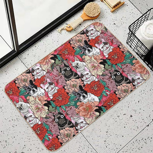 Because French Bulldog  Non-Slip Bath Mat