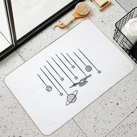 Star Trek USS Enterprise Durable Bath Mat