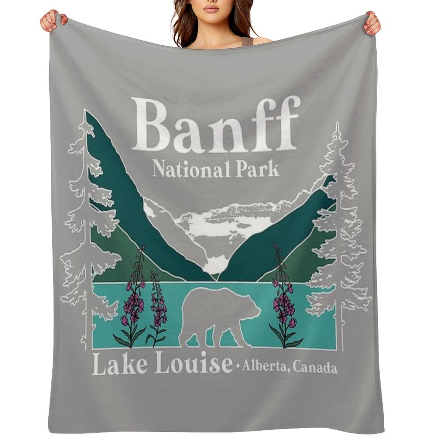 Banff National Park Premium Throw Blanket