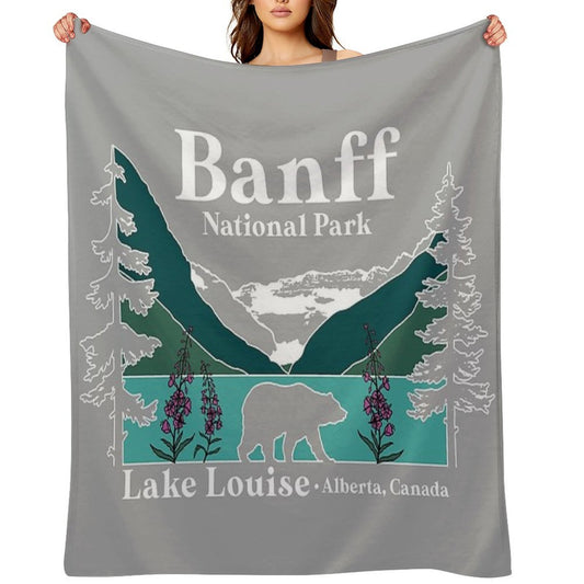 Banff National Park Premium Throw Blanket