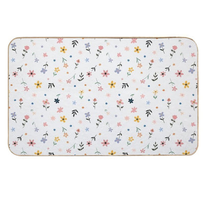 Scattered Flowers  Dirt-Trapping Bath Mat