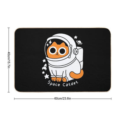 Space Catdet  Slip-Resistant Bath Mat