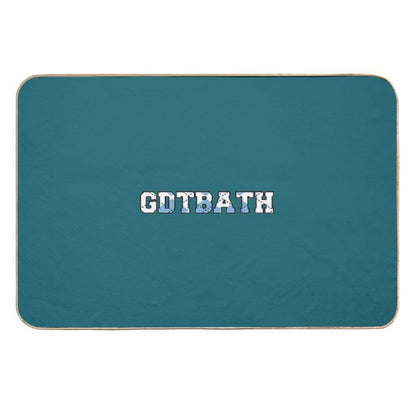 GDTBATH Argyle  Fade-Resistant Bath Mat