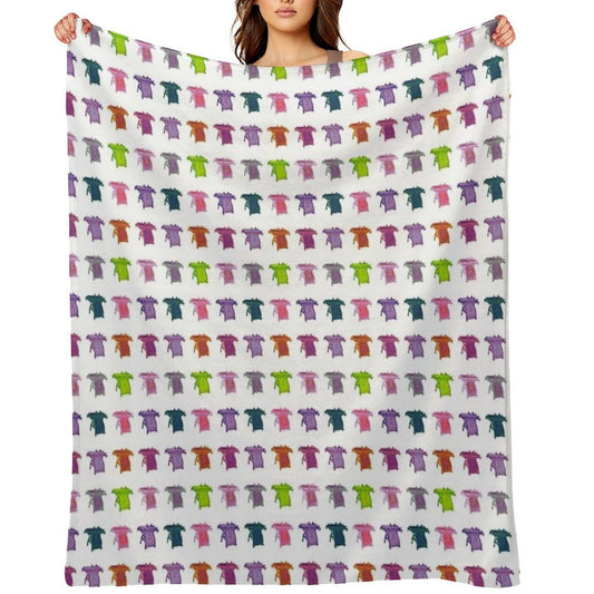 M.B. Tidey Tablesaw 1880 - Warhol Style Quick-dry Throw Blanket