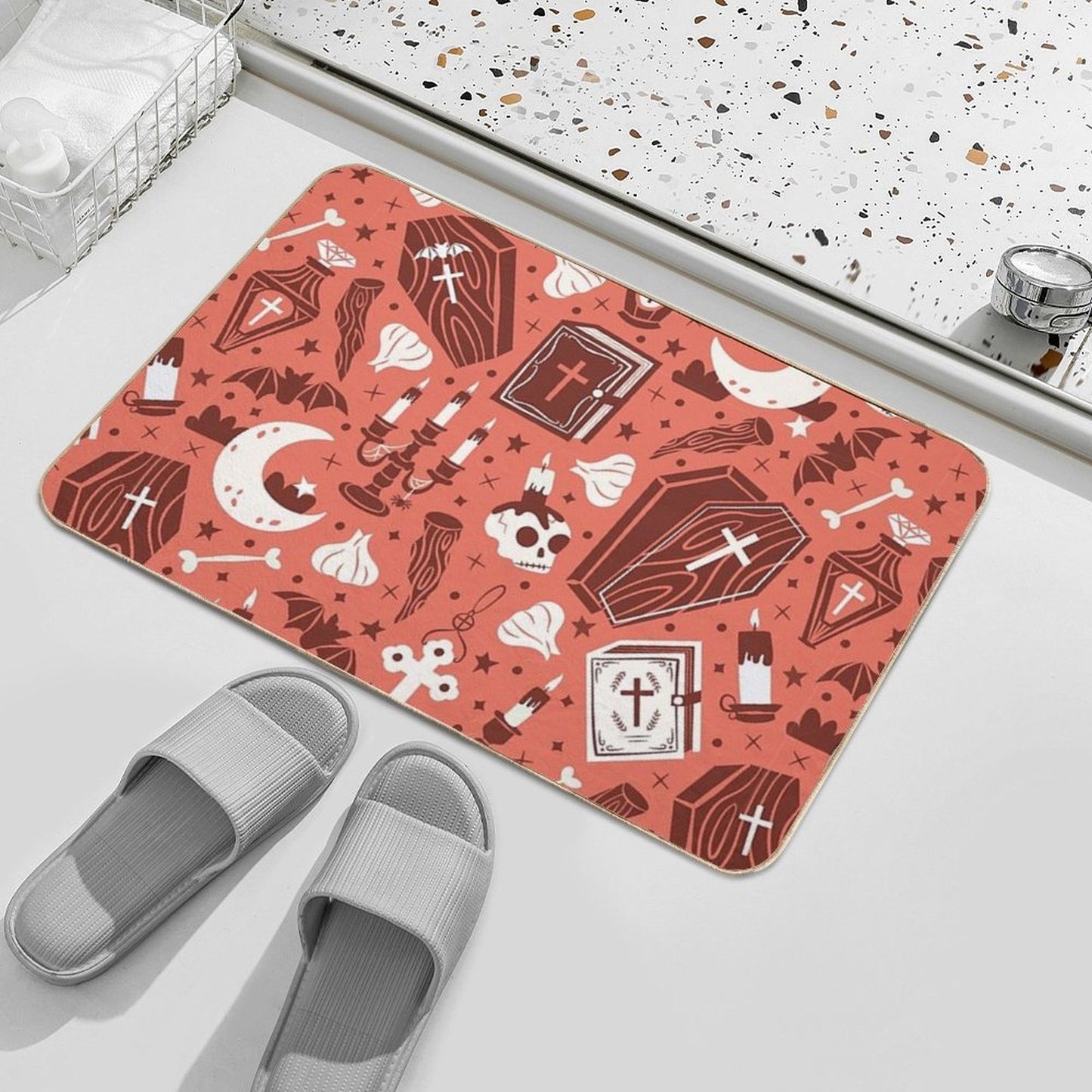 Vampire Vibes  Absorbent Bath Mat
