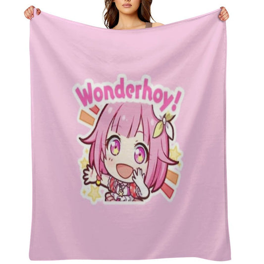 Emu Otori Wonderhoy Stamp Durable Throw Blanket