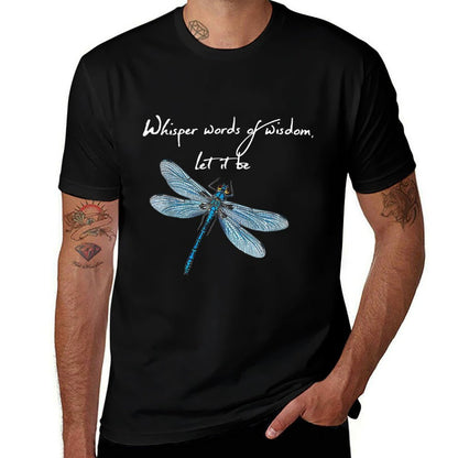 Whisper Words Of Dragon Fly Art Dragonfly  Slim-fit Cut T-Shirt