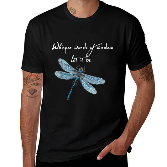Whisper Words Of Dragon Fly Art Dragonfly  Slim-fit Cut T-Shirt