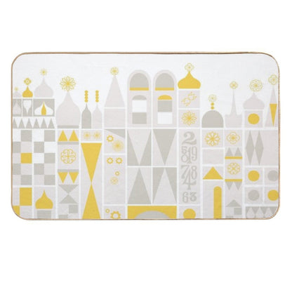 Small World Geometric  Versatile Bath Mat