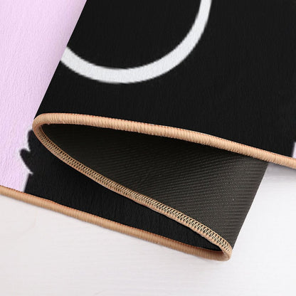 Hewwo  Pink  Nikury  Fade-Resistant Bath Mat