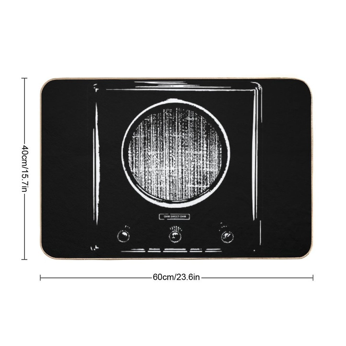 Ohm Sweet Ohm  High-Traffic Bath Mat