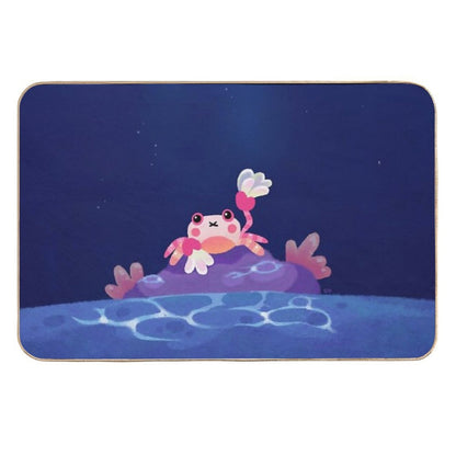 Pom Pom Crab  Slip-Resistant Bath Mat