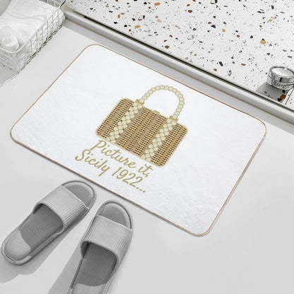 Sophia's Wicker Purse  Toxin-Free Bath Mat