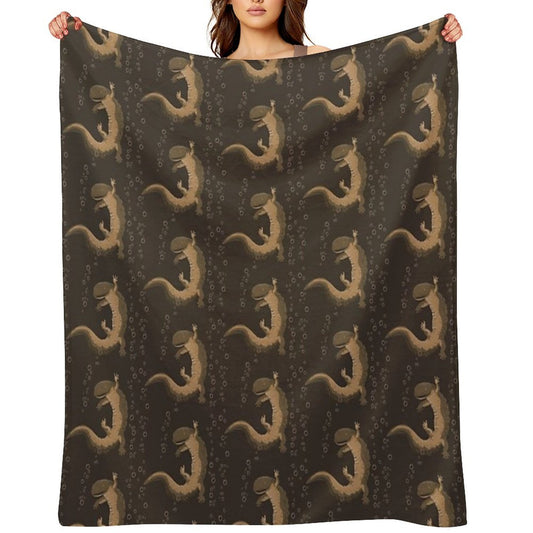 Hellbender All-season Throw Blanket