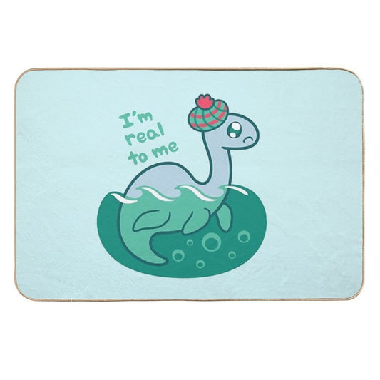 I'm Real To Me ~ Nessie  Slip-Resistant Bath Mat