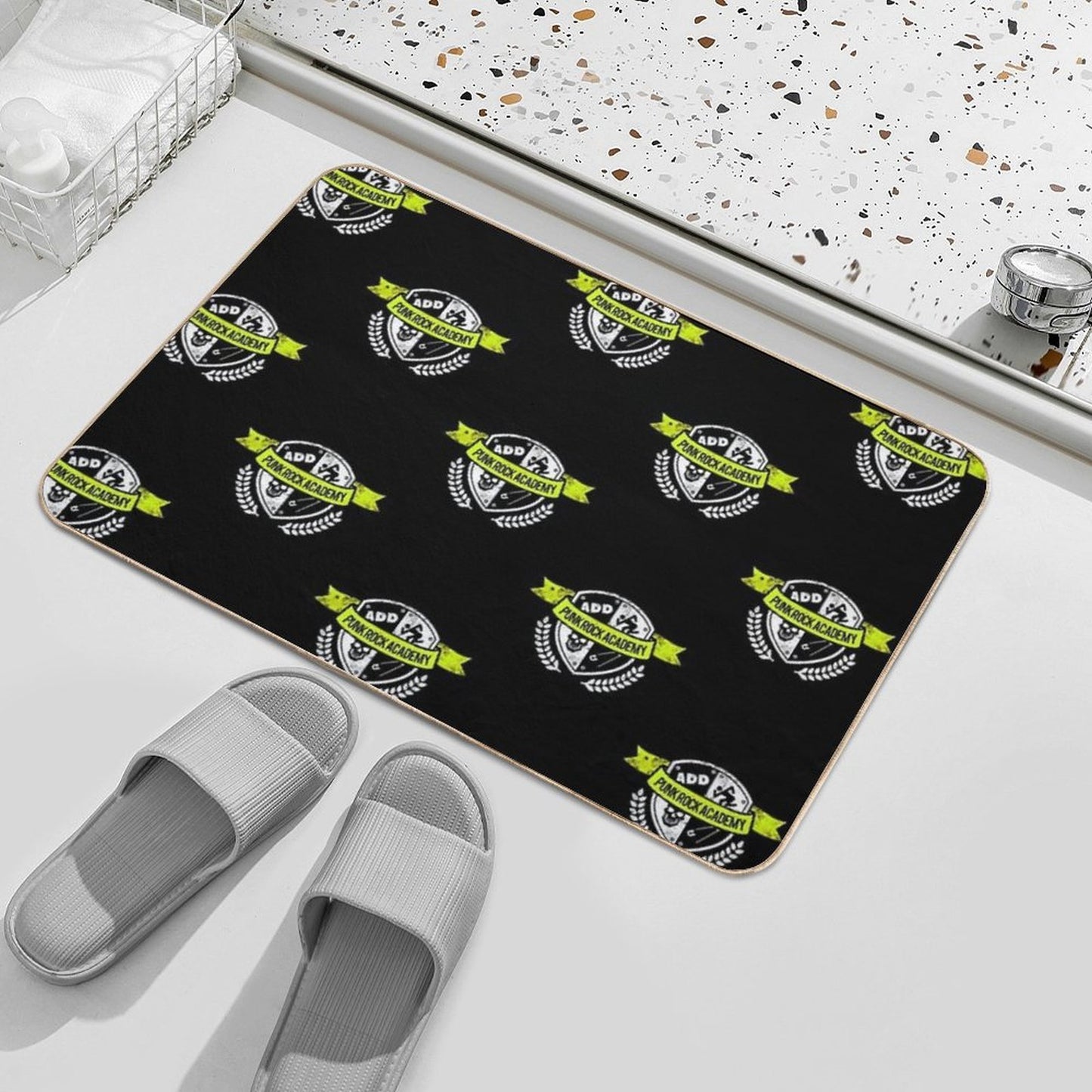 Punk Rock Academy  Non-Slip Bath Mat