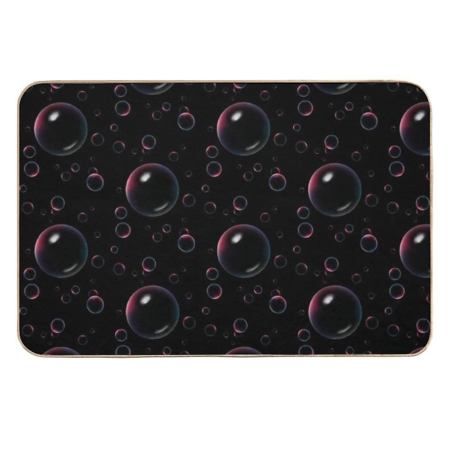 Bubble Collage  Easy Maintenance Bath Mat