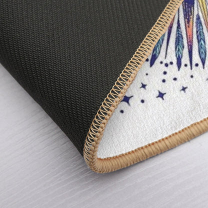 Feathered Sun  Slip-Resistant Bath Mat