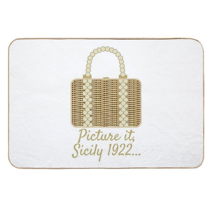 Sophia's Wicker Purse  Toxin-Free Bath Mat