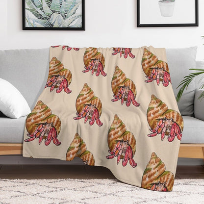 Hermit The Crab All-season Throw Blanket