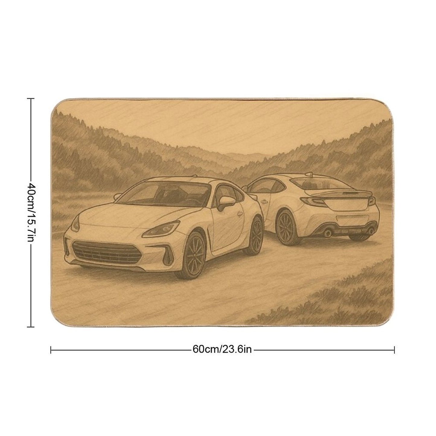 Toyota GR86  Anti-Trip Bath Mat