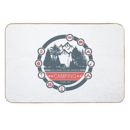 Camping  Repositionable Bath Mat