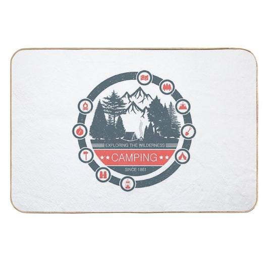 Camping  Repositionable Bath Mat