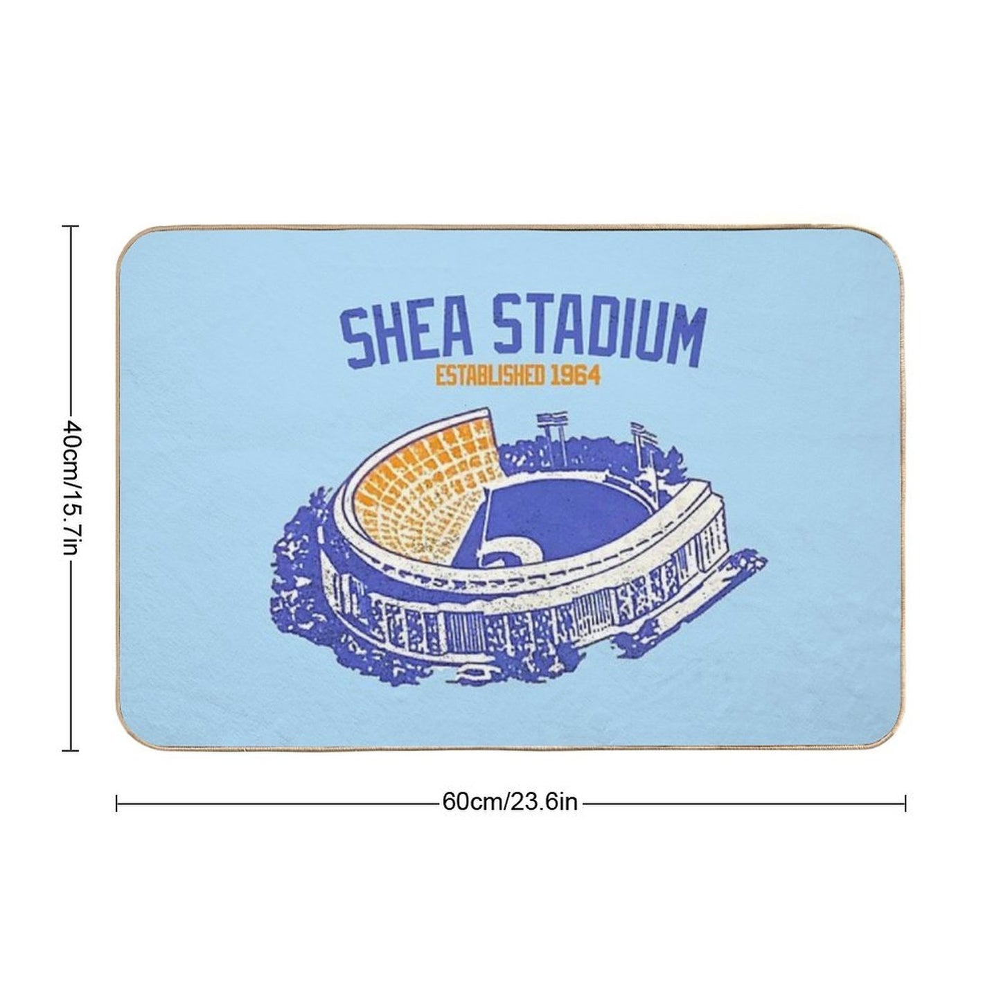 Shea Stadium  Pet-Safe Bath Mat
