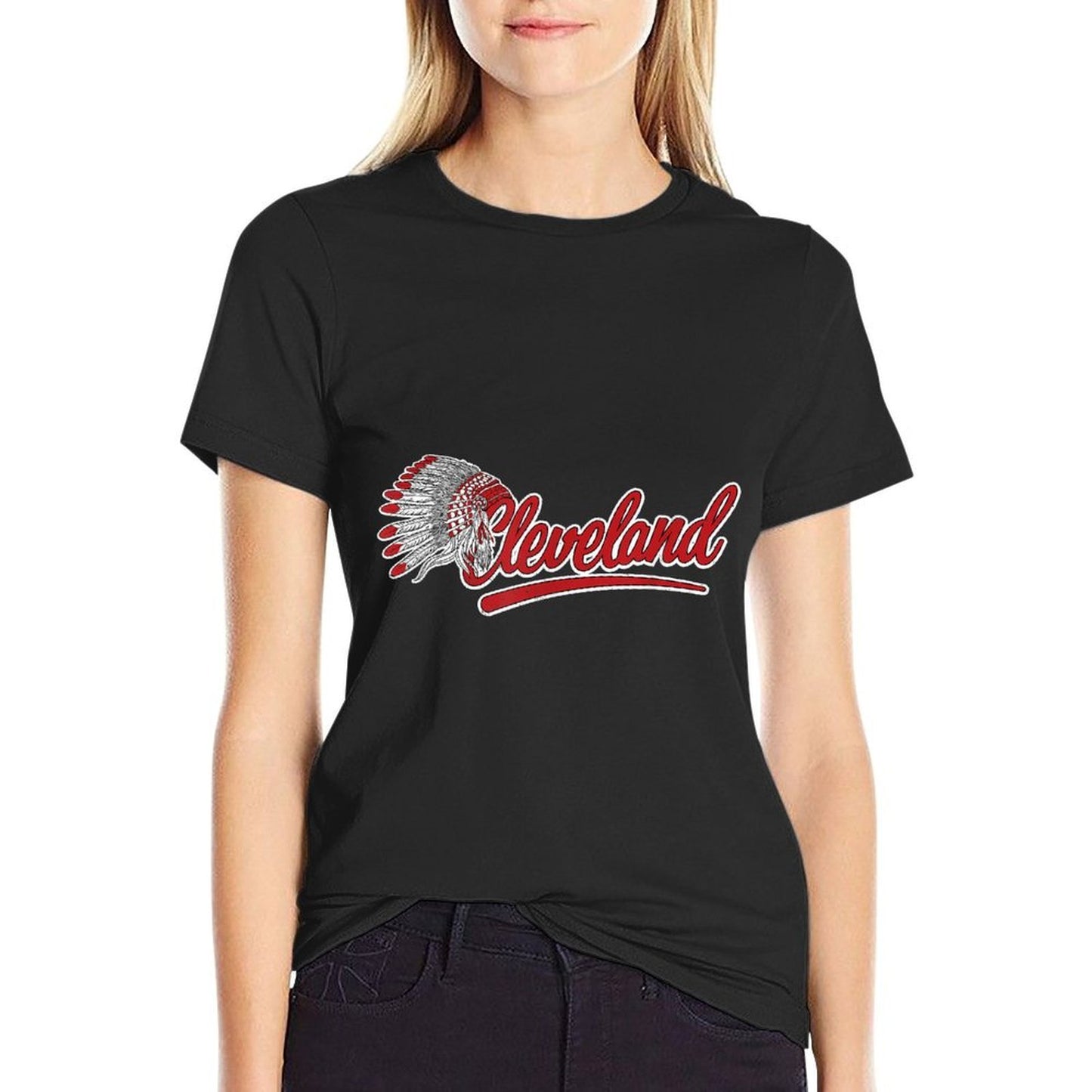 Cleveland CLE for Men Women Kids  Odor-resistant T-Shirt