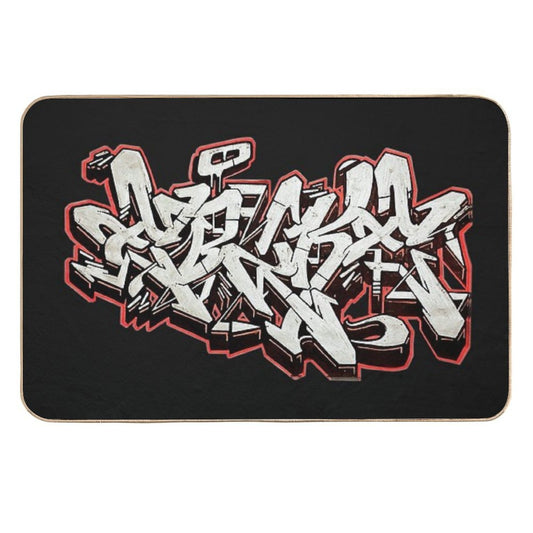 EBZKE BY ESONE URBAN GRAFFITI STREET STYLE  Versatile Bath Mat