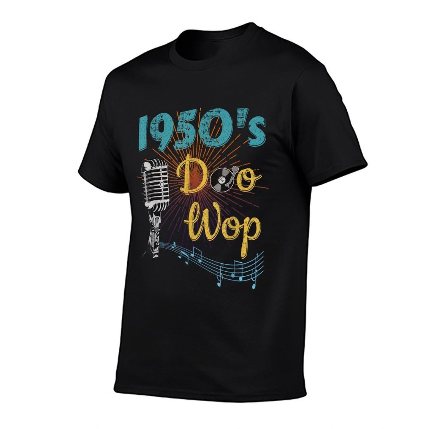 1950s Doo Wop Retro Vintage  Moisture-wicking T-Shirt