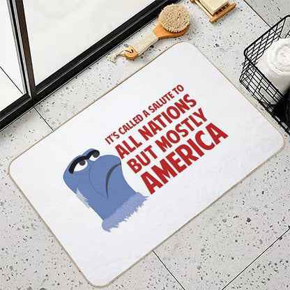 It's Called A Salute To All Nations But Mostly America  Eco-Friendly Bath Mat