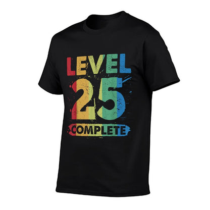 Level 25 Complete 25th Birthday  Odor-resistant T-Shirt
