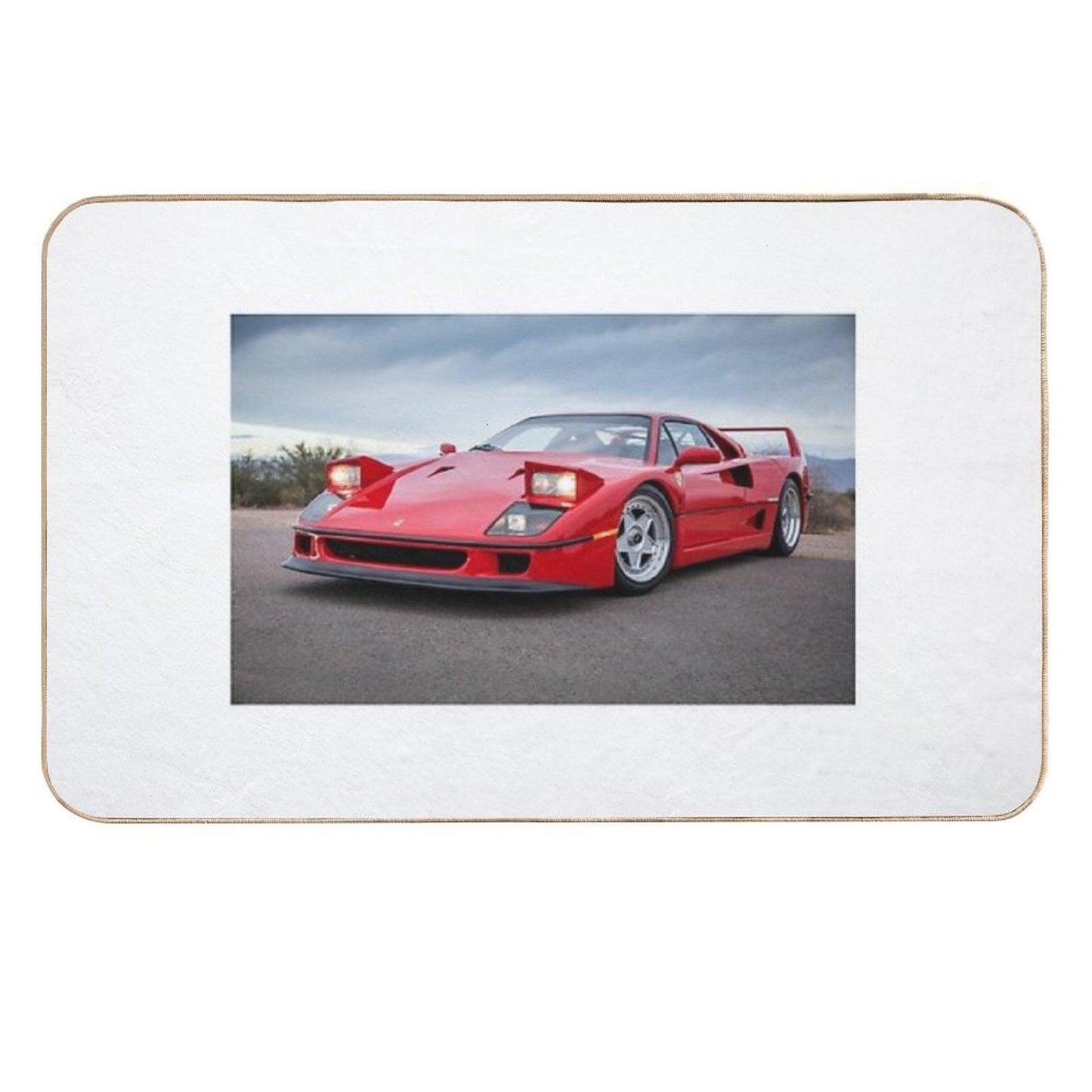 Ferrari F40  Pet-Safe Bath Mat