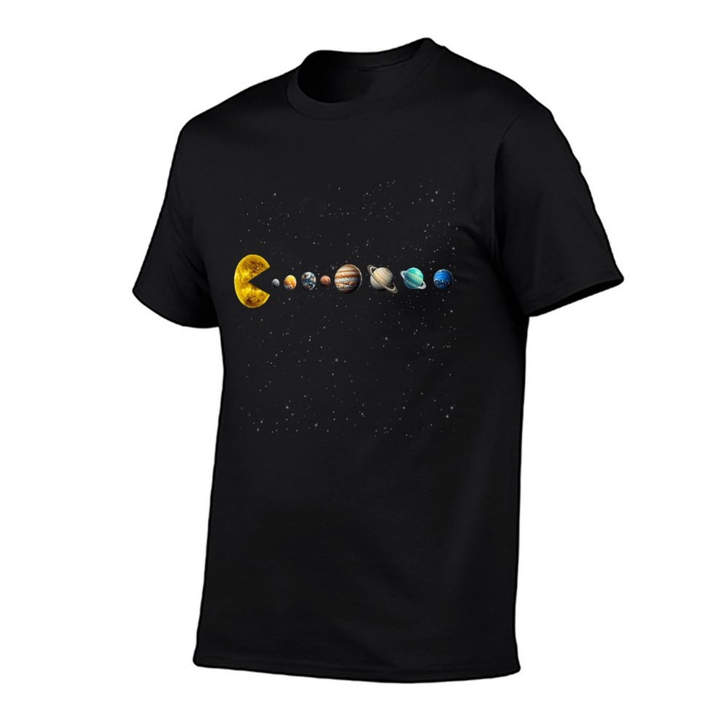 Funny Solar System - Astronauts Space Video Games  Cotton T-Shirt