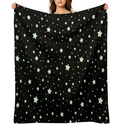 Glow Stars Machine-washable Throw Blanket
