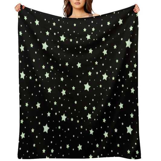 Glow Stars Machine-washable Throw Blanket