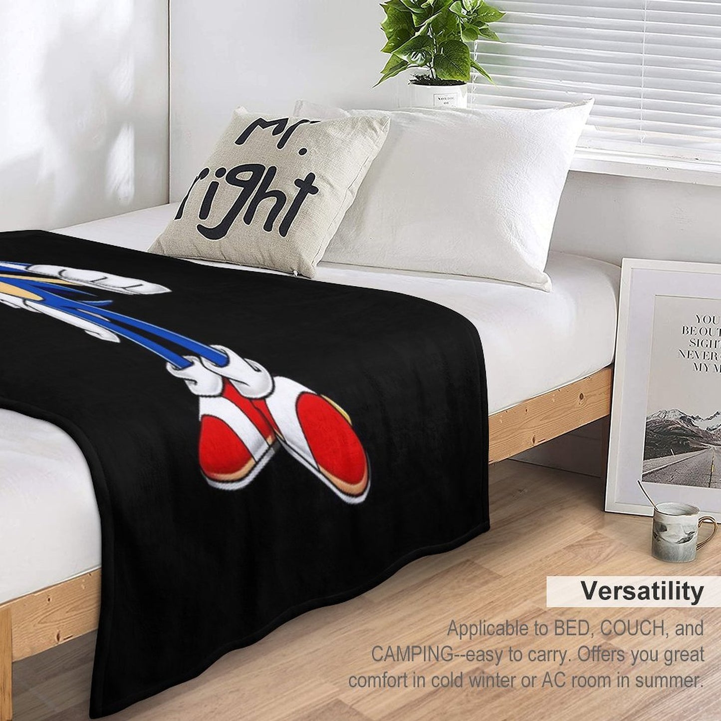 Sonic Shrink-resistant Throw Blanket