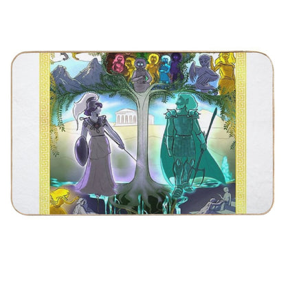 Athena's Tapestry  Eco-Friendly Bath Mat