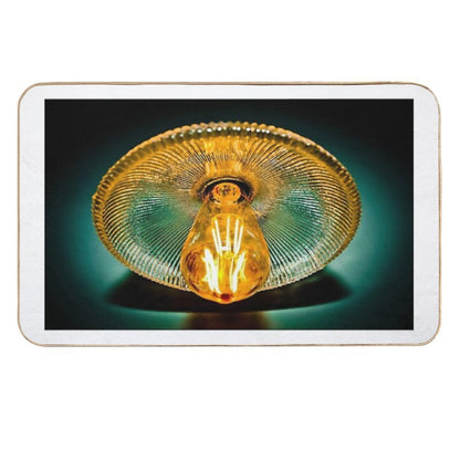 LED Edison Design Filament Bulb  Slip-Resistant Bath Mat