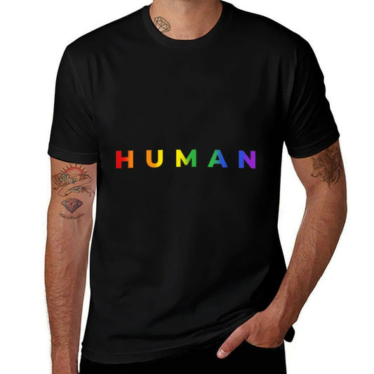 Human Rainbow Subtle Pride Month LGBT Gay Rights Equality  Classic T-Shirt
