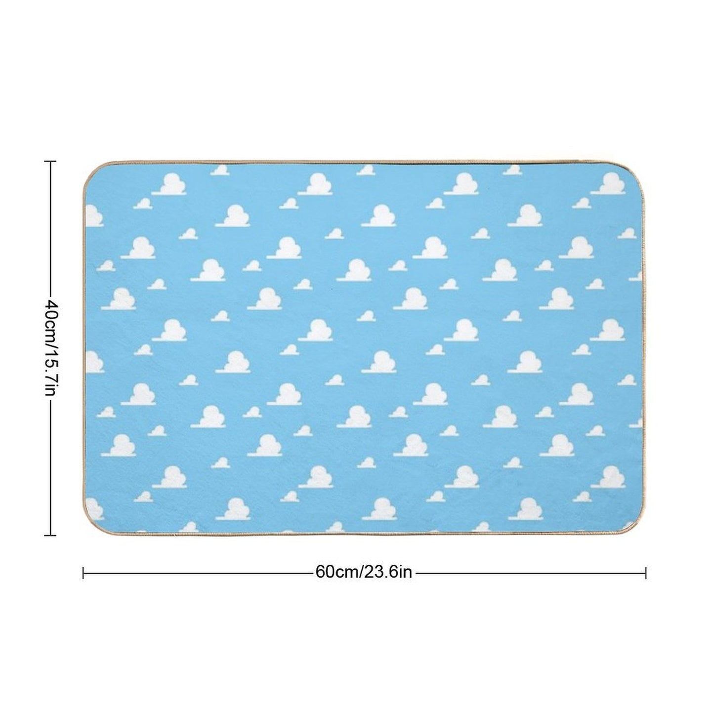 Andy's Wallpaper  Pet-Safe Bath Mat