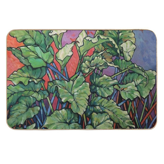 Wild Callas. Oil on Composition Board  Multi-Purpose Bath Mat